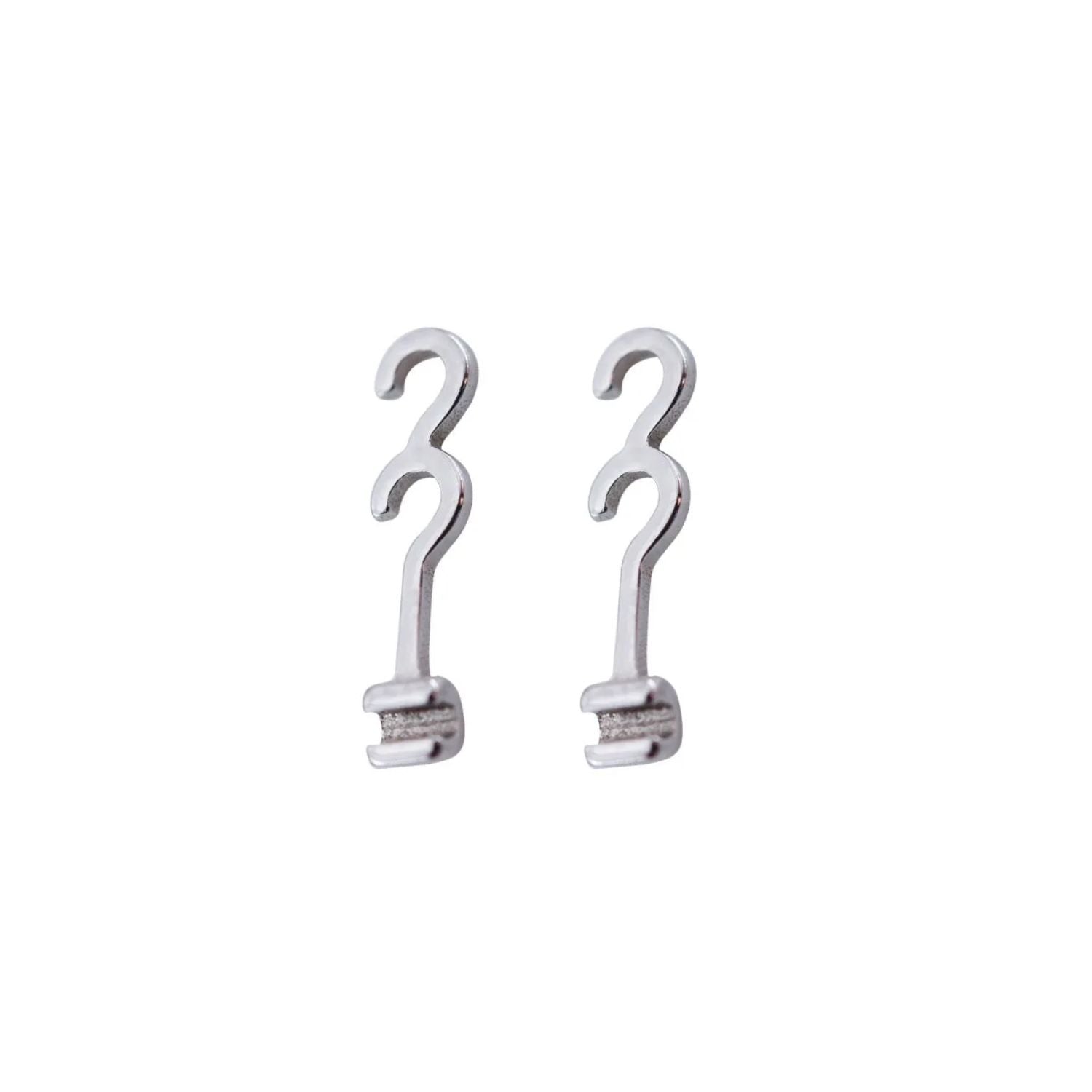 Gancho frisável ortodôntico dental ISTAR, gancho frisável sprial, direito duplo, 10 unidades/saco
