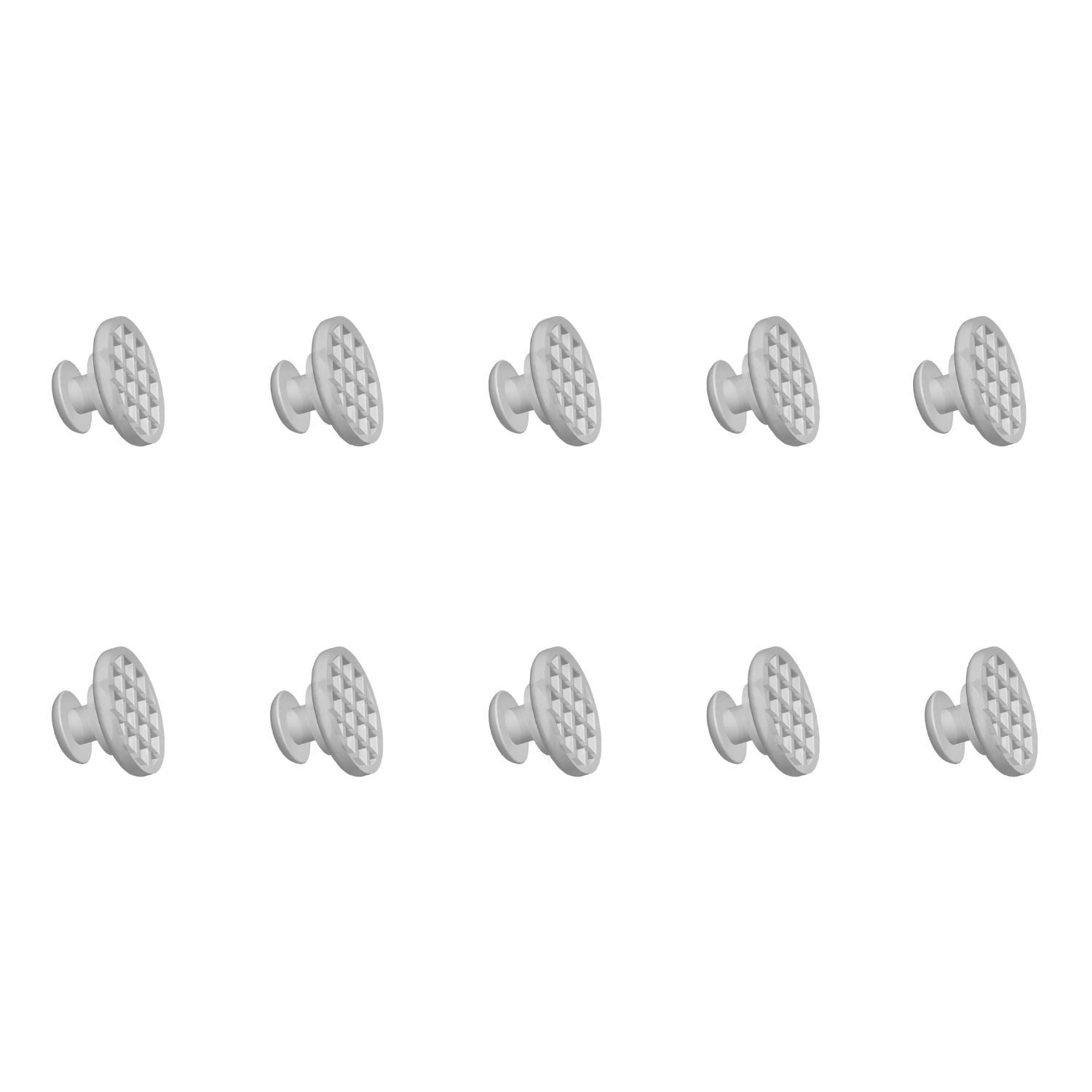 Bouton lingual orthodontique dentaire ISTAR, collé, transparent, 10 pièces/sac