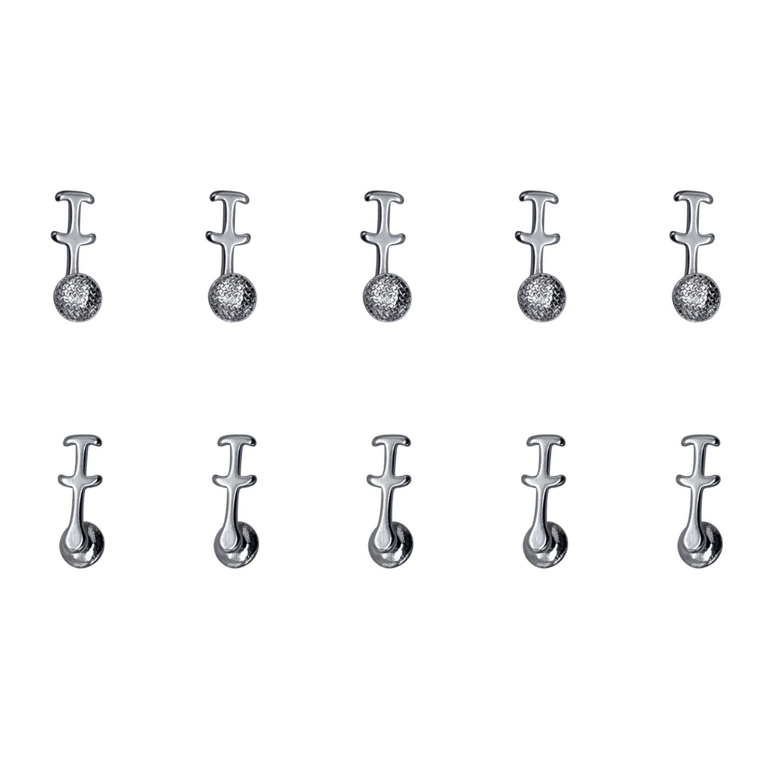 ISTAR Dental Muti Hook Orthodontic Lingual Button, 10Pcs/Bag