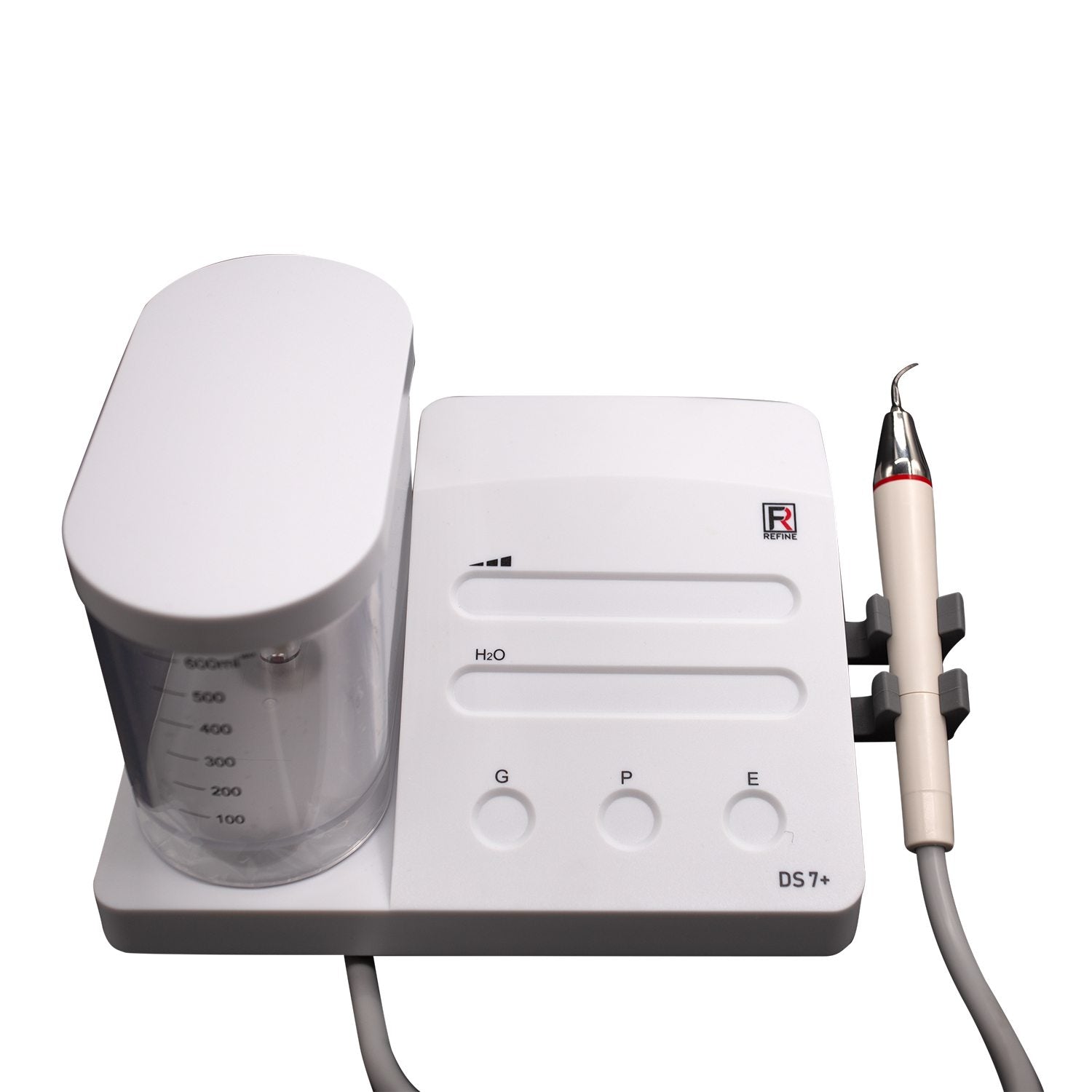 Raspador ultrassônico dental com luz LED, máquina raspadora ultrassônica de dente com garrafa de água, tratamento periodontal e tratamento de canal radicular