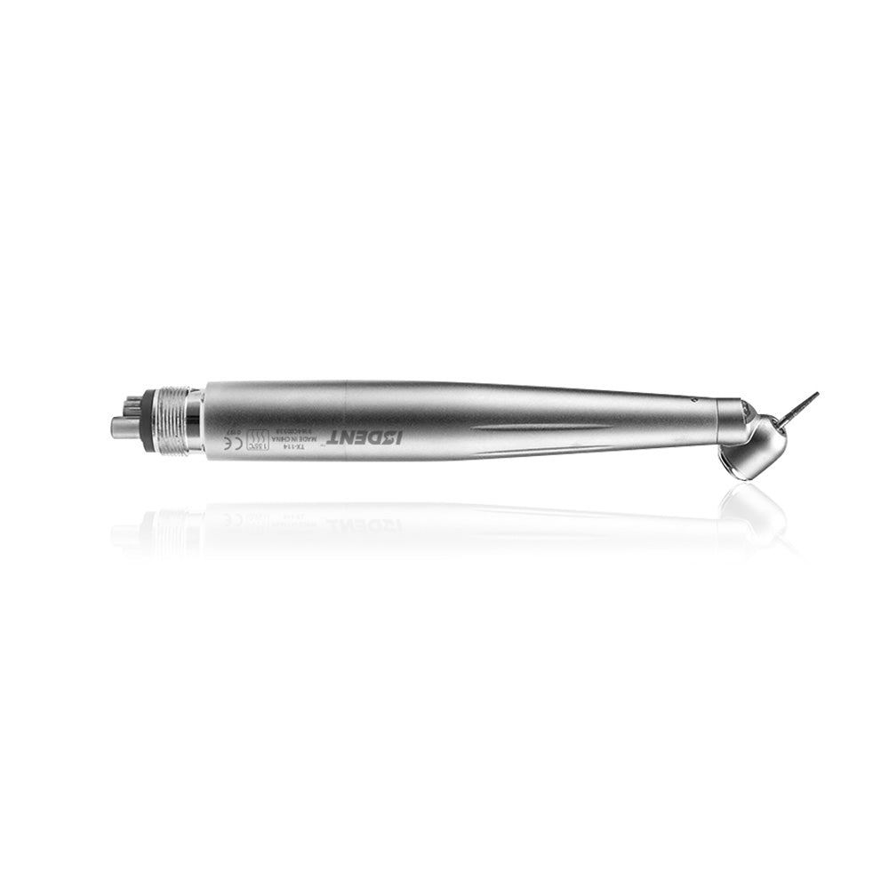 ISDENT 45 Degree Dental High Speed Handpiece With LED Light, 2/4 Hole Surgical Airotor Handpiece