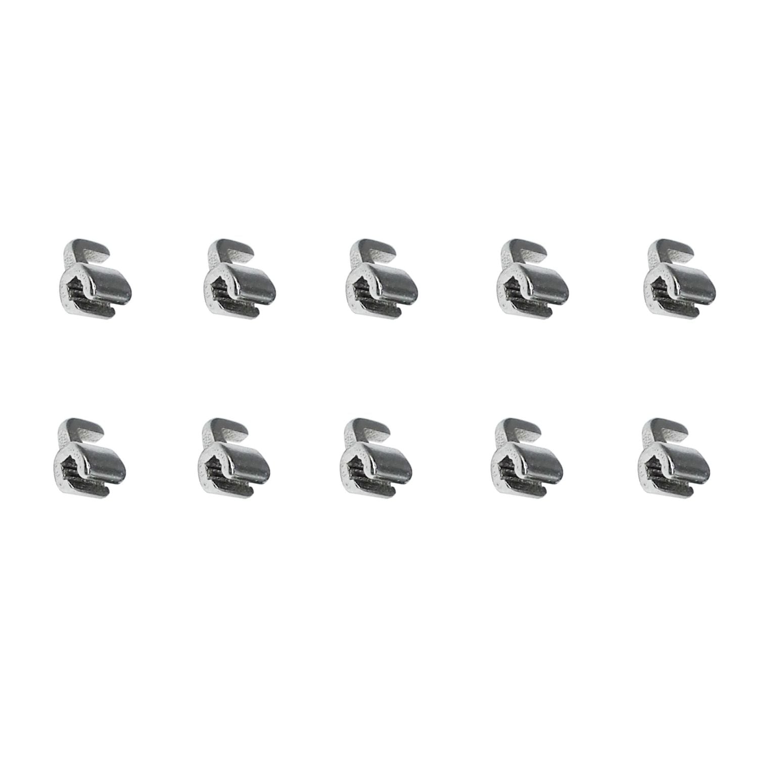 ISTAR Dental Orthodontic Crimpable Hook, Mini Curve Crimple Hook, 10Pcs/Bag