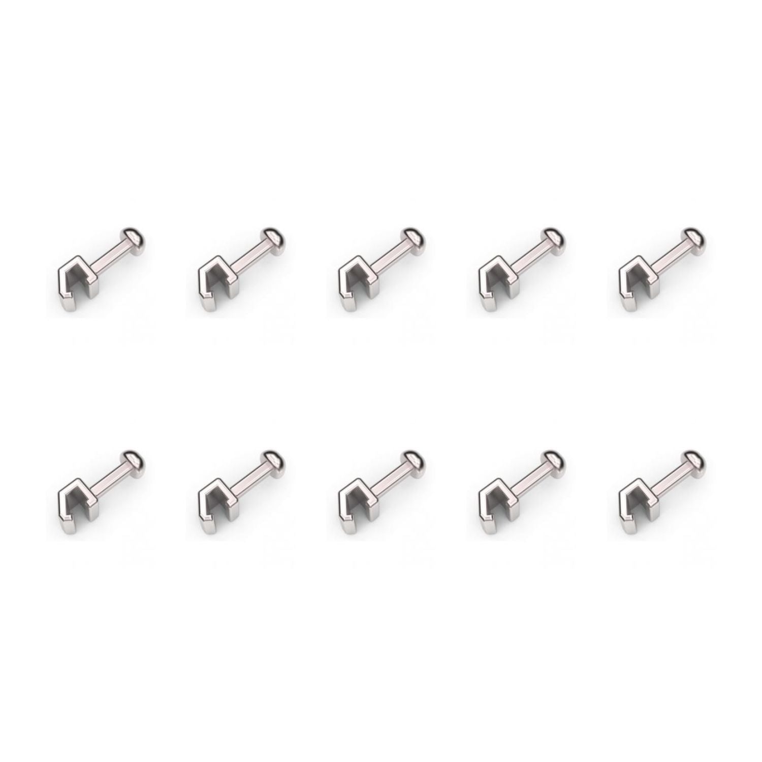 ISTAR Dental Orthodontic Crimpable Hook, Medium, 10Pcs/Bag