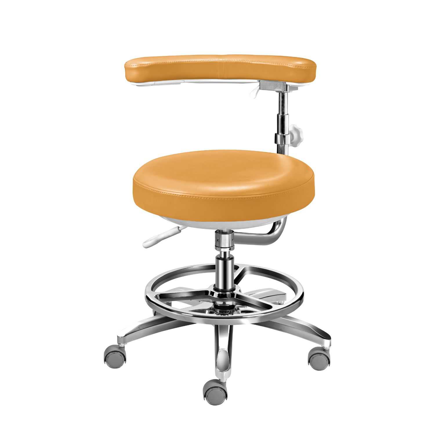 Dentist Stool and Assistant Stool with Armrest, Dental Ergonomic Chair