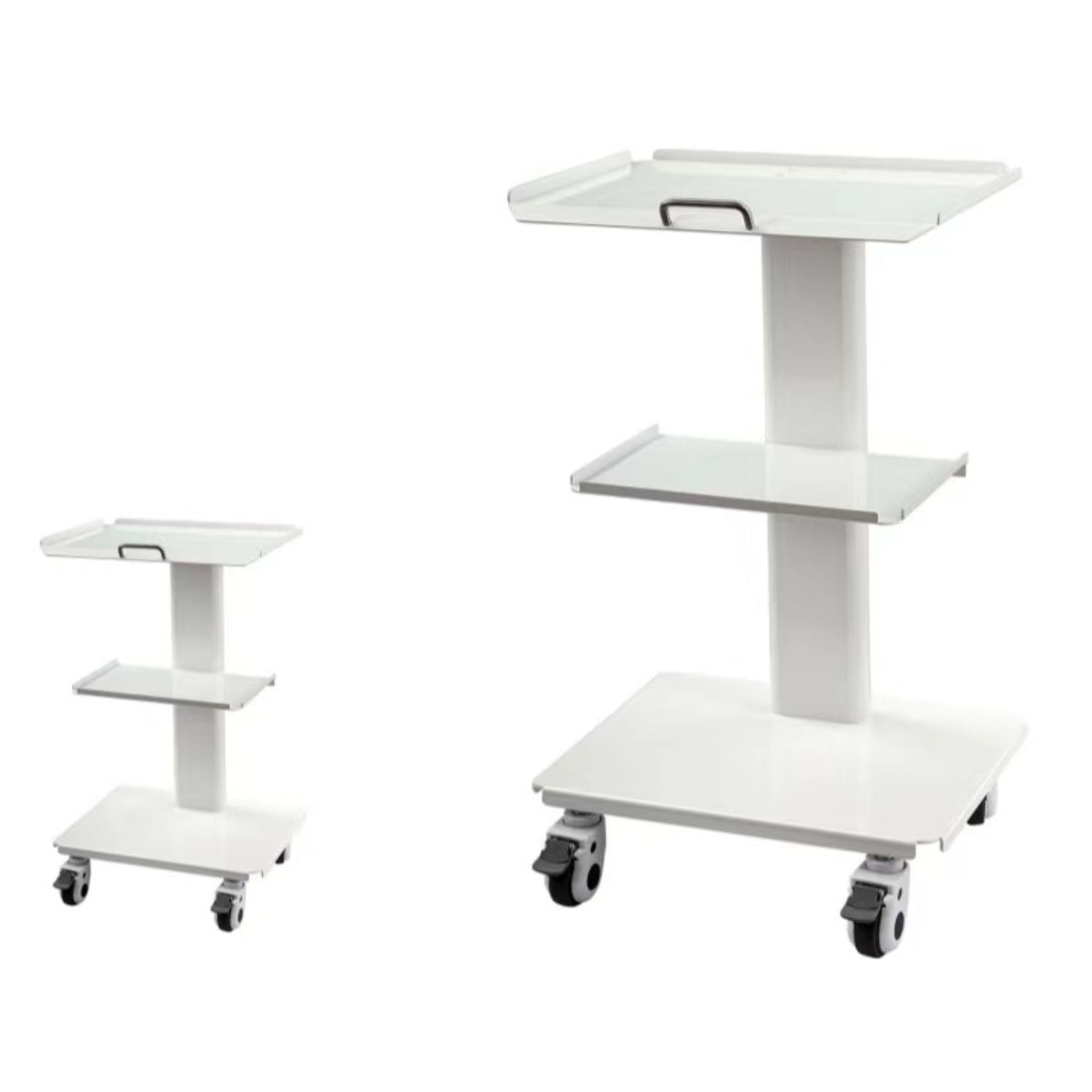 Dental Trolley Cart, Stainless Steel Dental Clinic Trolley, Dental Mobile Carts With Built-In Socket