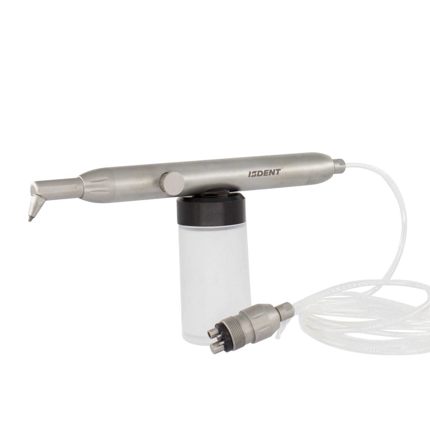 Dental Alumina Air Abrasion Polisher, With Circular Water Spray, 360° Rotating Head, 2 Hole & 4 Hole Optional