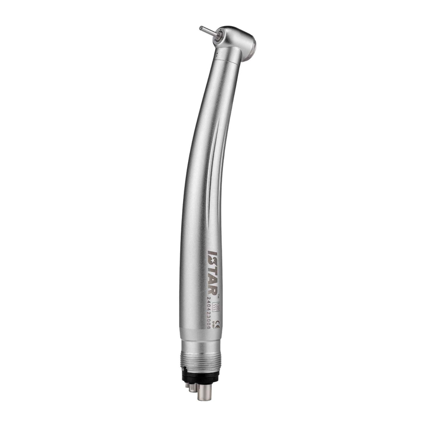 AZDENT Dental Shadowless Pana Max Handpiece Kit - High & Low Speed, Straight, 2/4 Hole Compatibility, Manual Chuck
