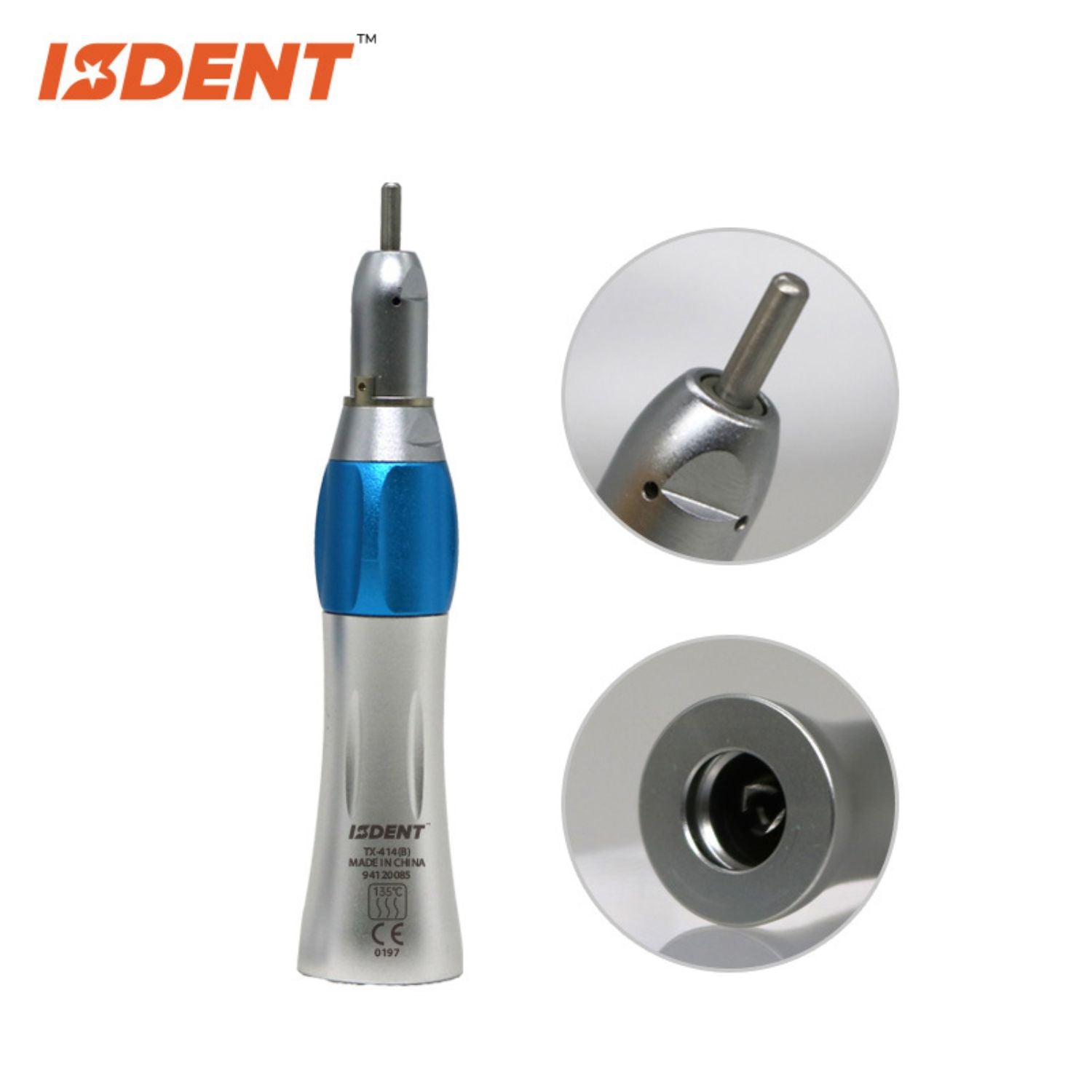 Low Speed Dental Handpiece Set, Straight Handpiece & Contra Angle Handpiece, With External Water Air Motor