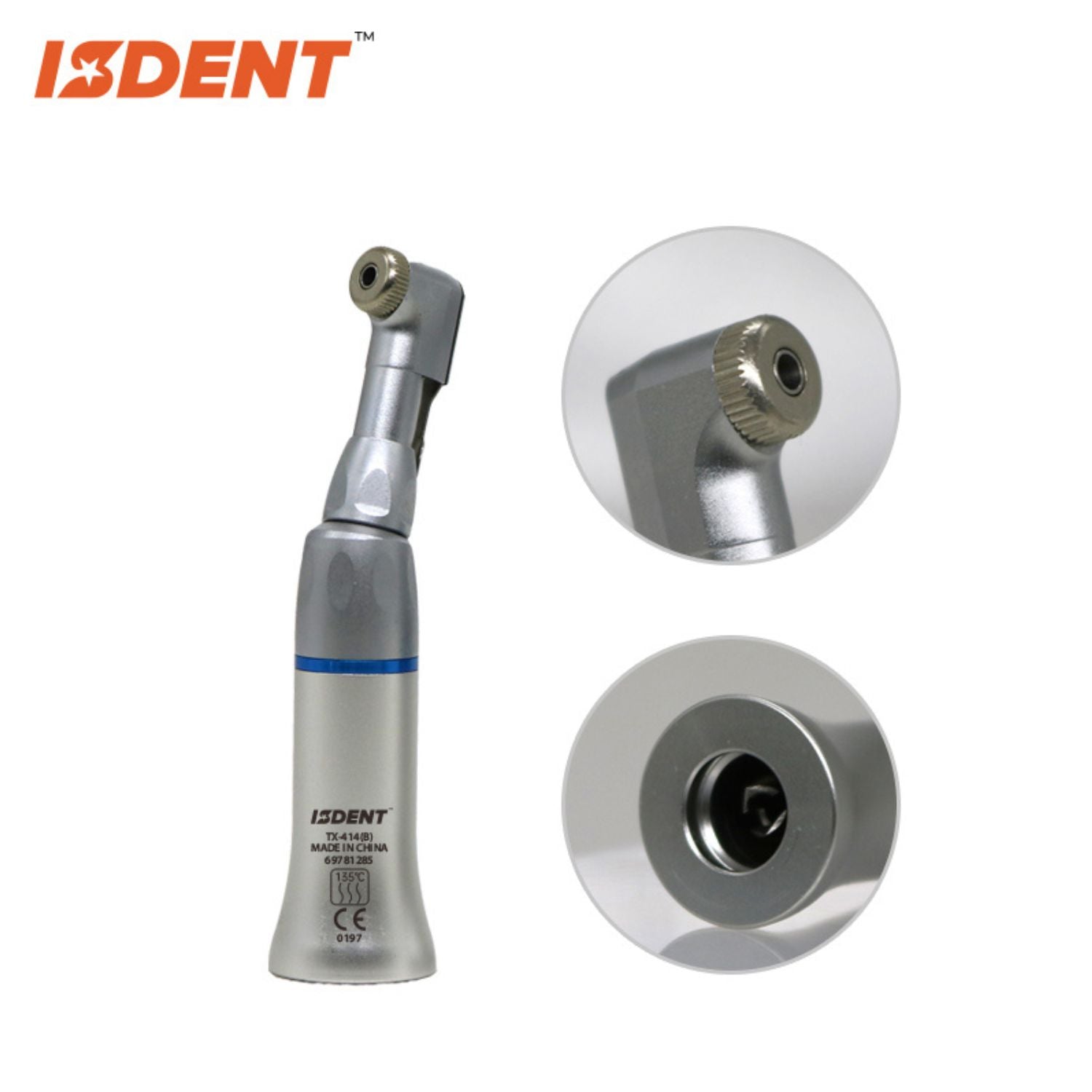 Low Speed Dental Handpiece Set, Straight Handpiece & Contra Angle Handpiece, With External Water Air Motor