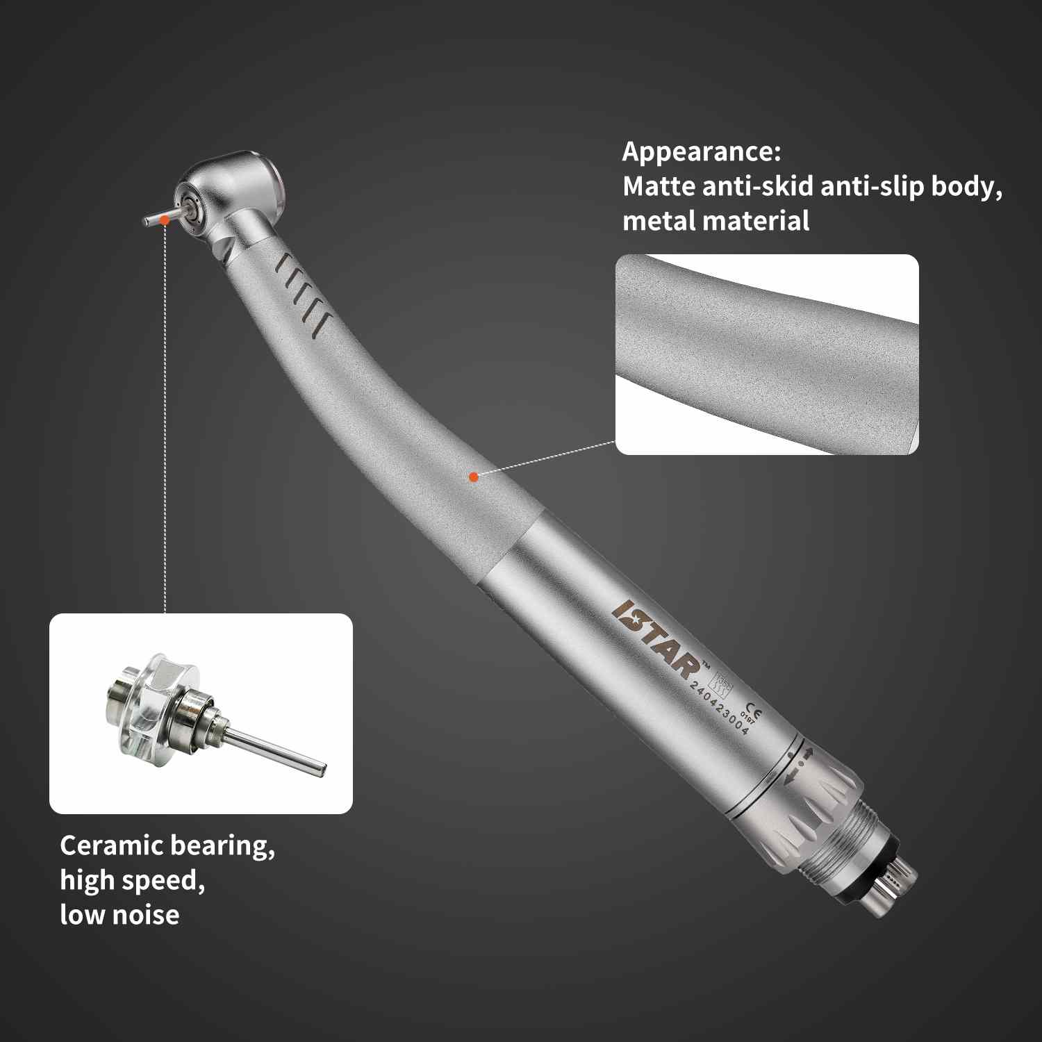 Fiber Optic High Speed Handpiece