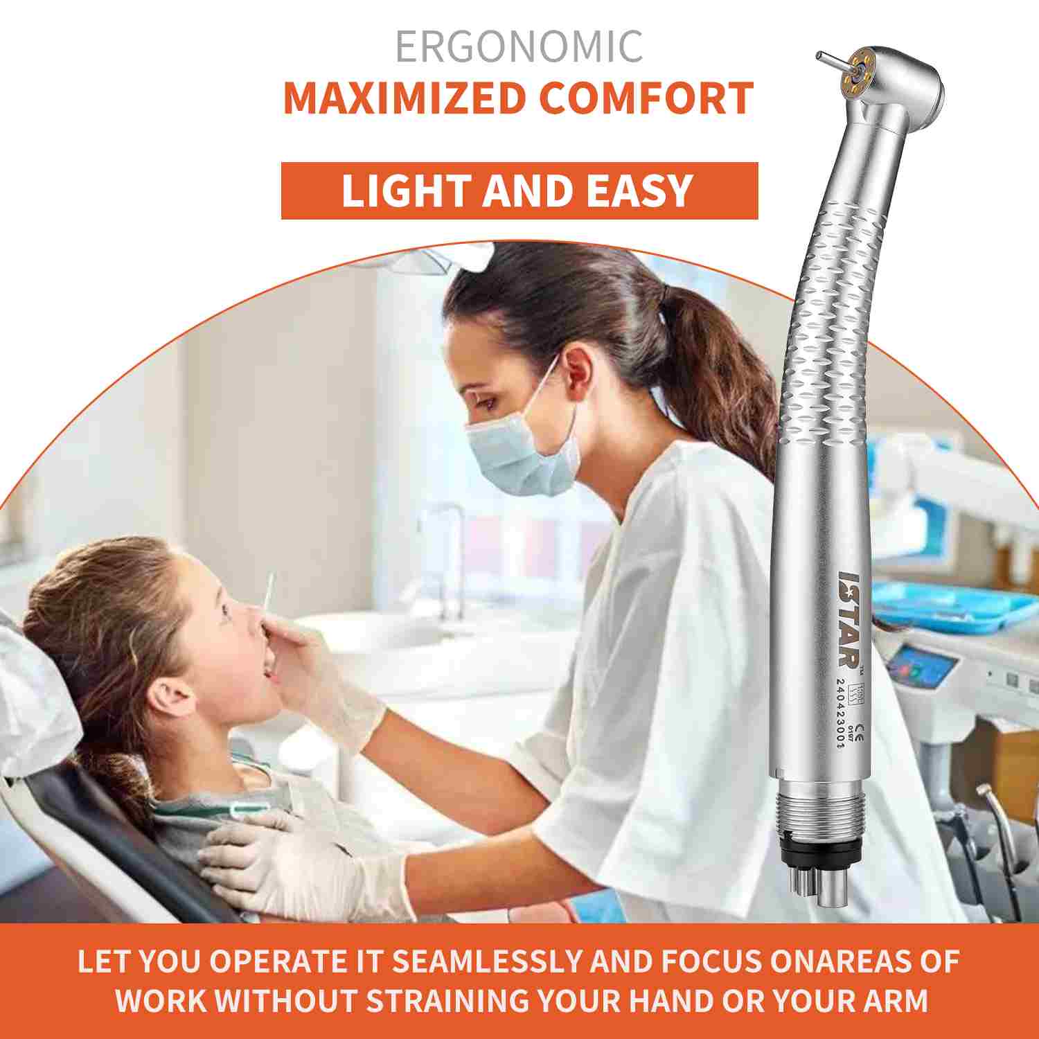 High Speed Handpiece With 5 LED lights