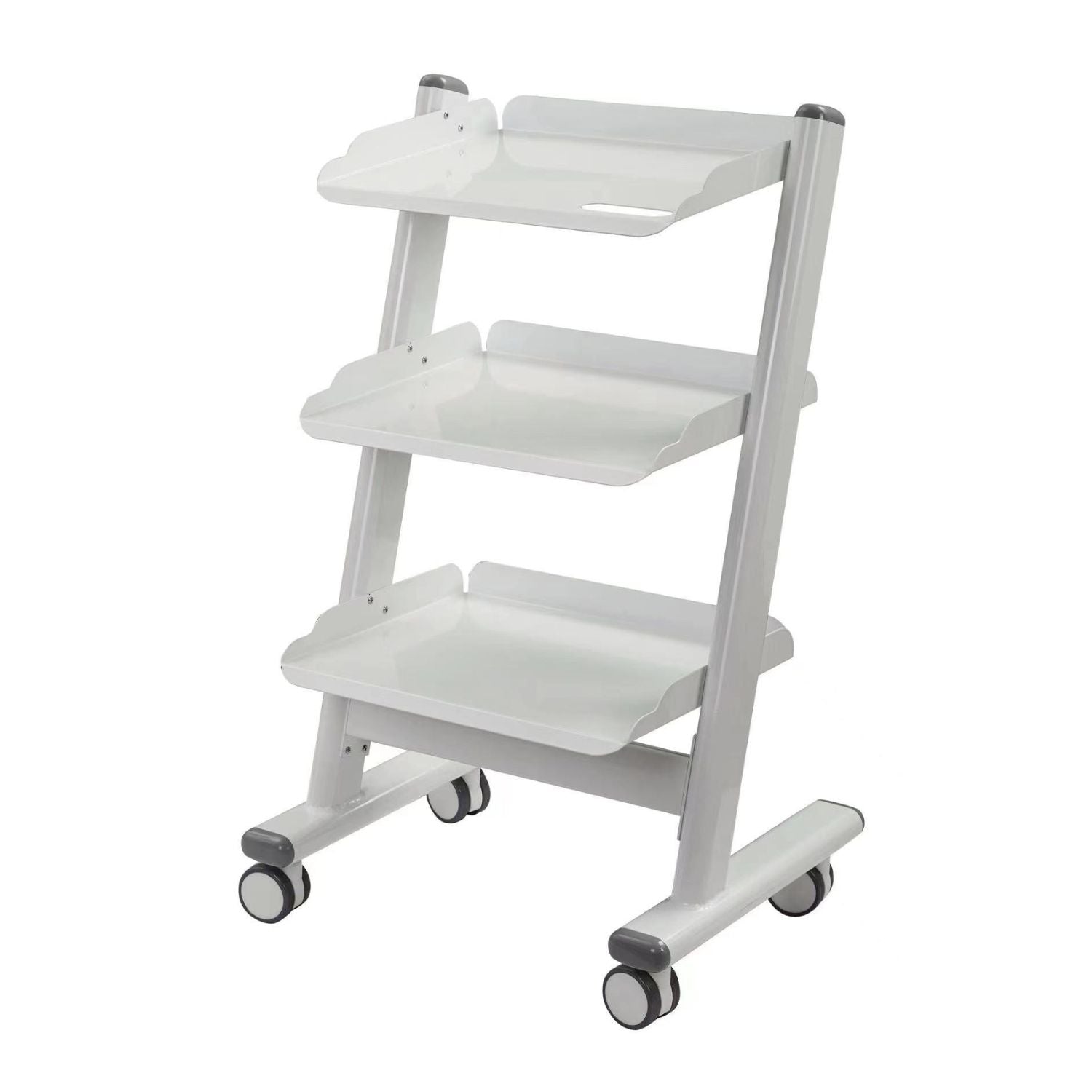 Dental Mobile Instrument Cart, Portable Dental Clinic Rolling Trolley, 3 Layer Dental Cart