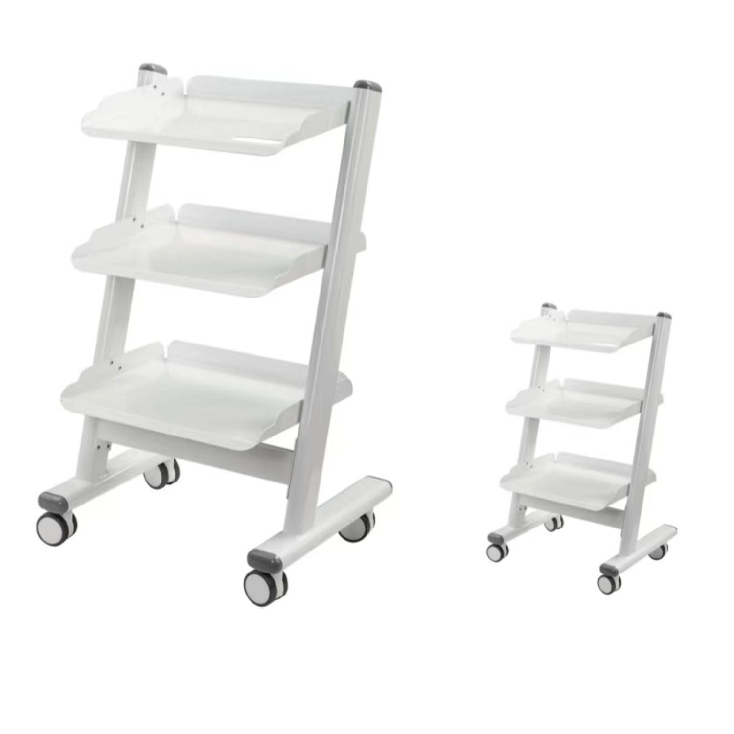 Dental Mobile Instrument Cart, Portable Dental Clinic Rolling Trolley, 3 Layer Dental Cart