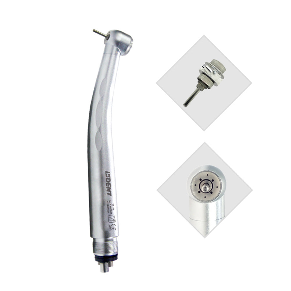 ISDENT Super Silent Dental High Speed Handpiece, Ceramic Bearing, Surgical Airotor Handpiece, Noise <50dB