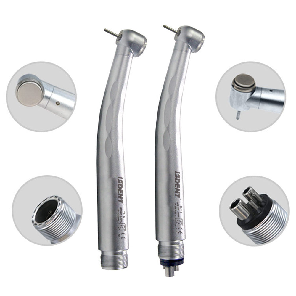 ISDENT Super Silent Dental High Speed Handpiece, Ceramic Bearing, Surgical Airotor Handpiece, Noise <50dB