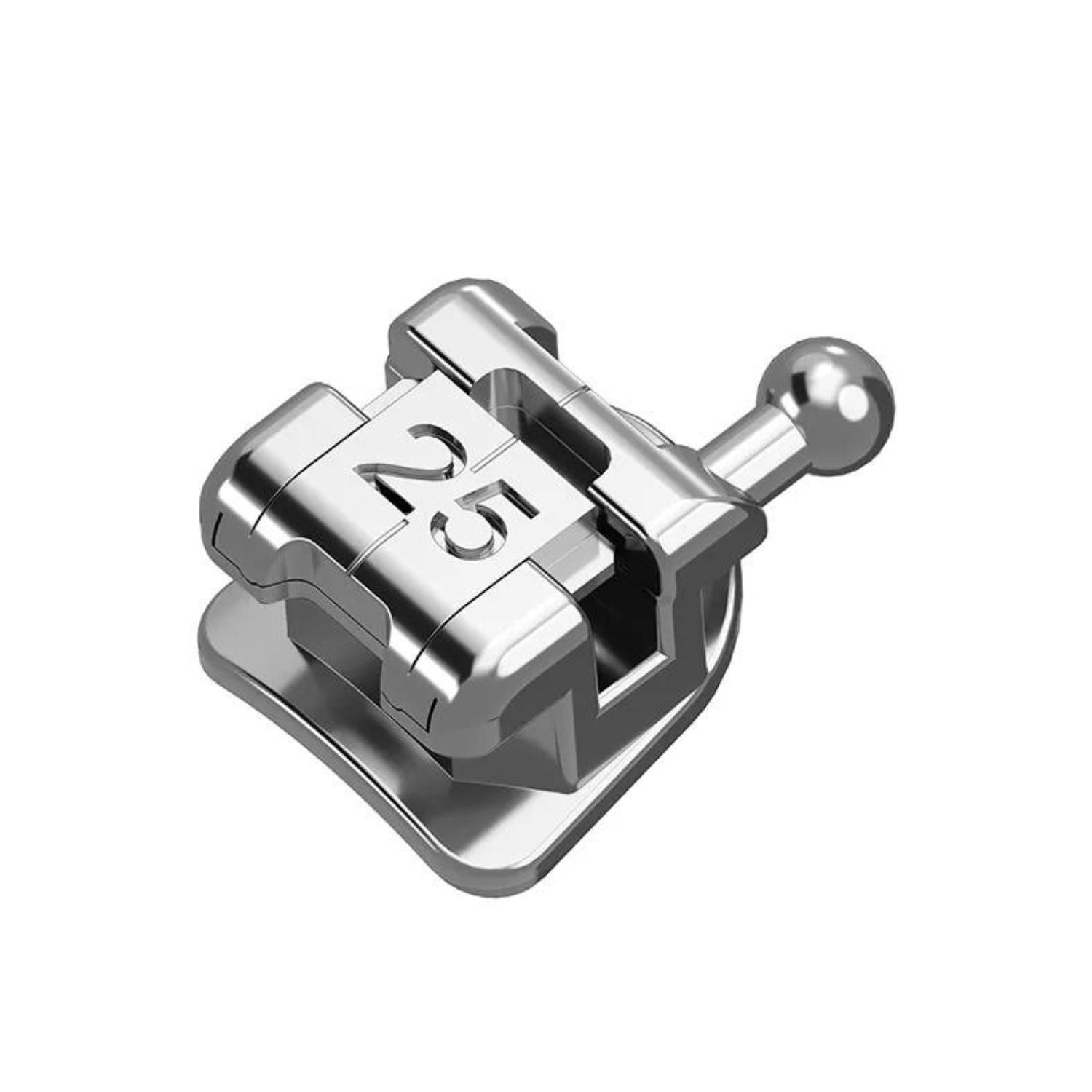 ISDENT Kieferorthopädische Brackets, selbstligierende Metallbrackets, dritte Generation (MBT 022), 28 Stück/Karton