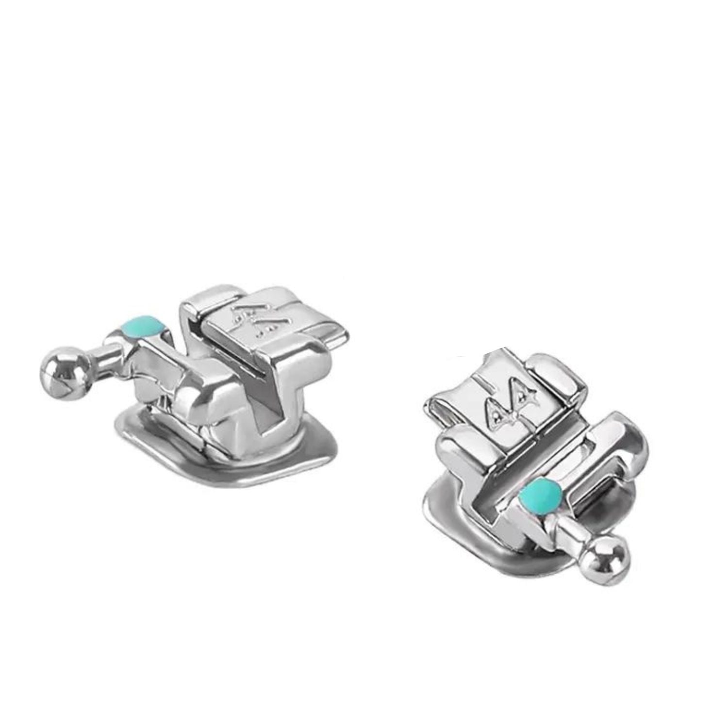 ISDENT Orthodontic Bracket, Self-Ligating Metal Brackets, Third Generation (MBT 022), 28PCS/Box