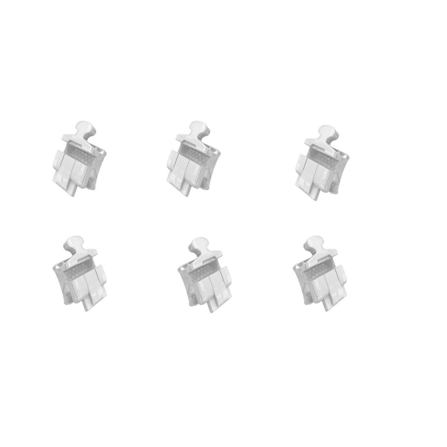 Ceramic Self-Ligating Bracket (Roth 022), Orthodontic Bracket Parts, 20pcs/Box