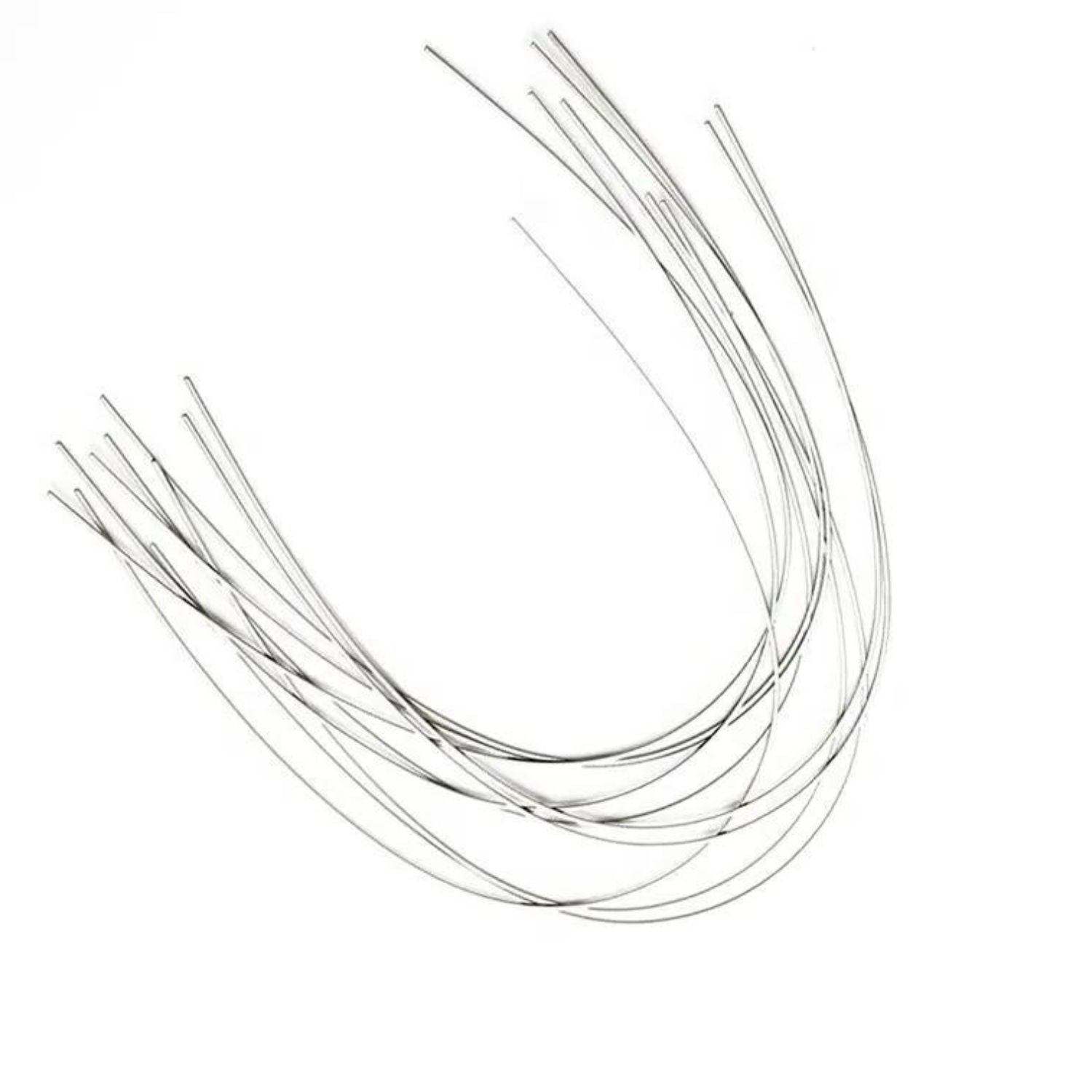 ISDENT Stainless Steel Archwire, Ovoid Form Rectangular Full Size, Thick & Pokey Wire Braces, 10pcs/Pack