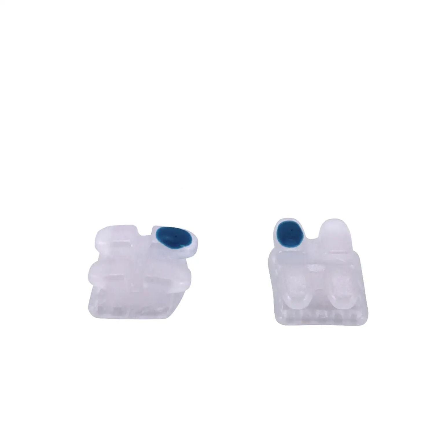 Appareils orthodontiques en céramique ISDENT, supports orthodontiques transparents (MBT 022), 20 pièces/boîte