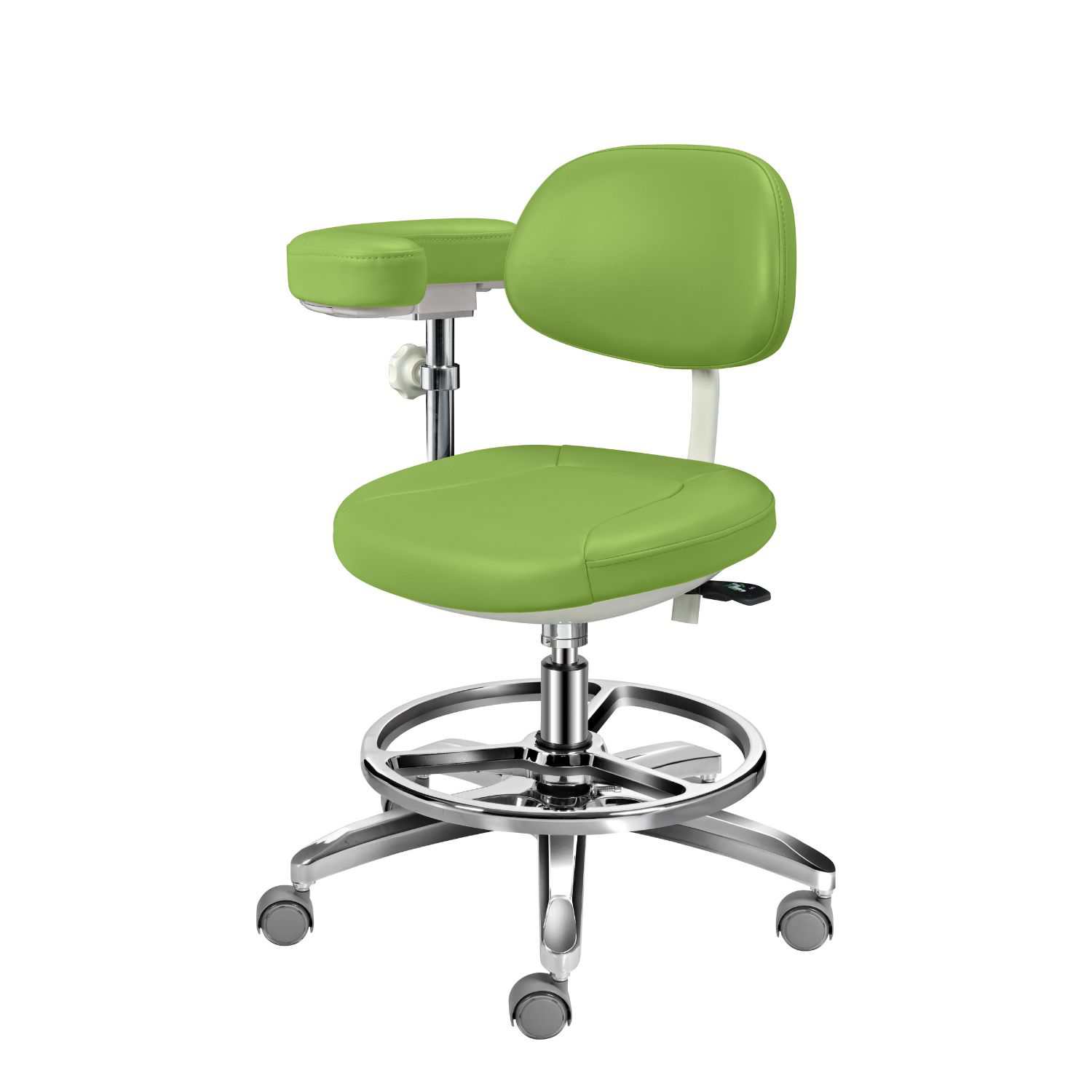 dental assistant chair with back support