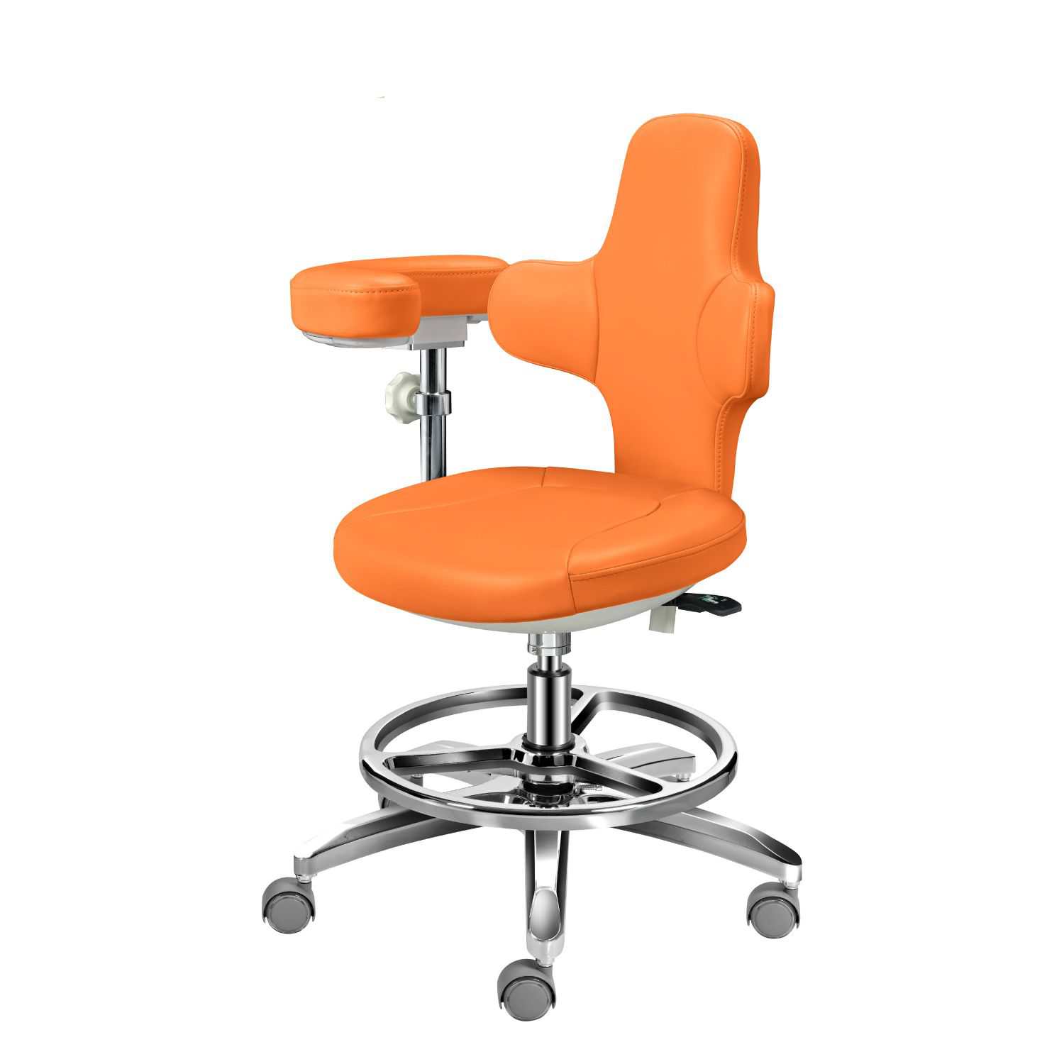 dental assistant chair with back support 