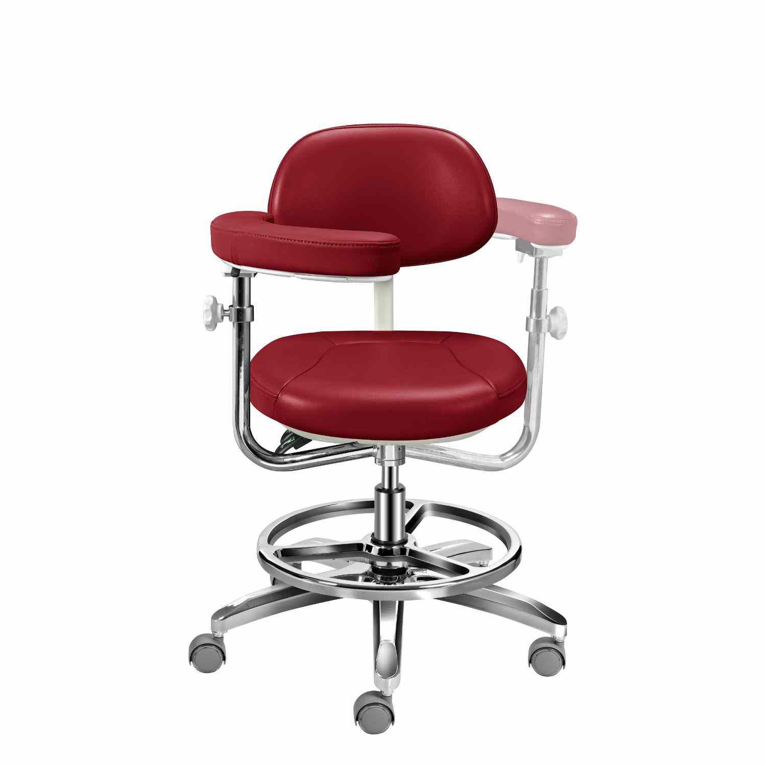 dental assistant chair with back support 