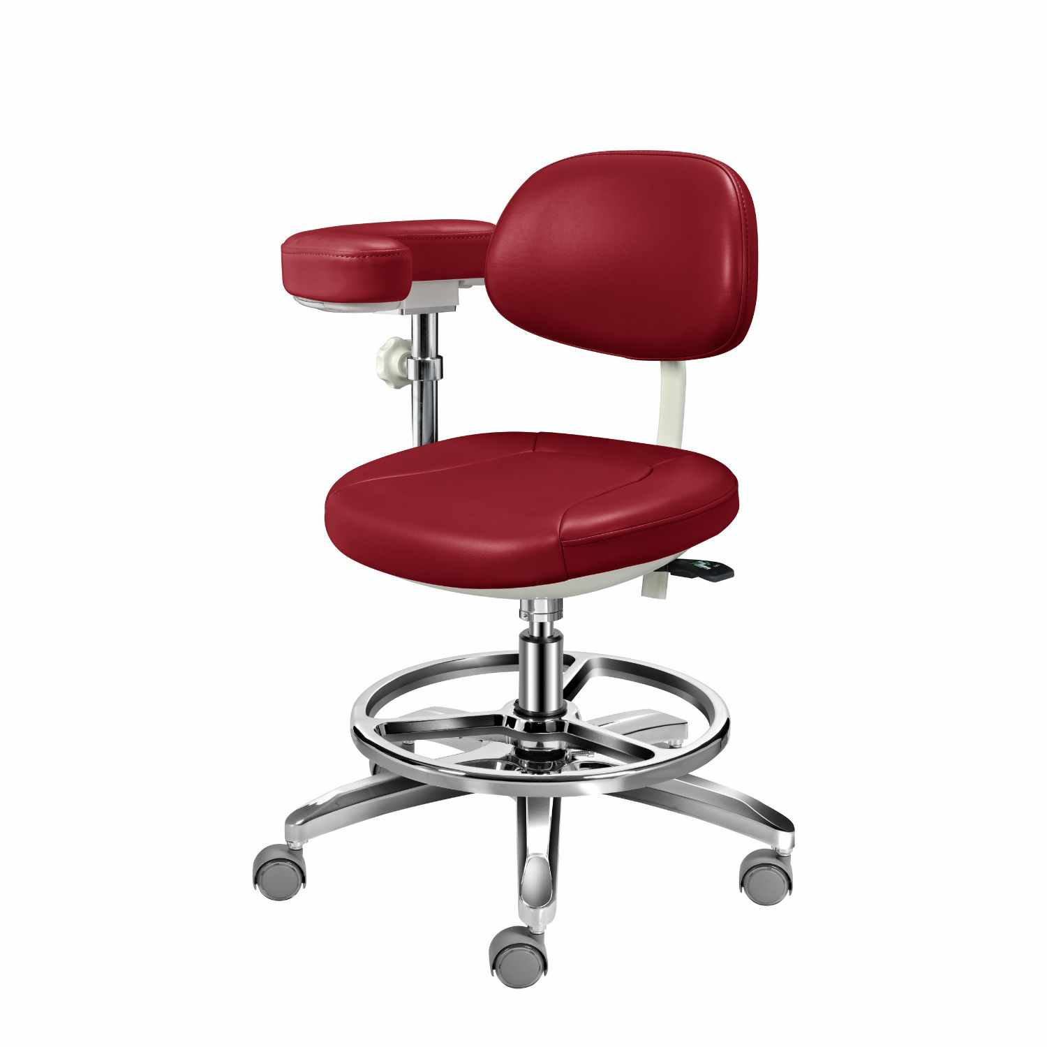 dental stool with armrest