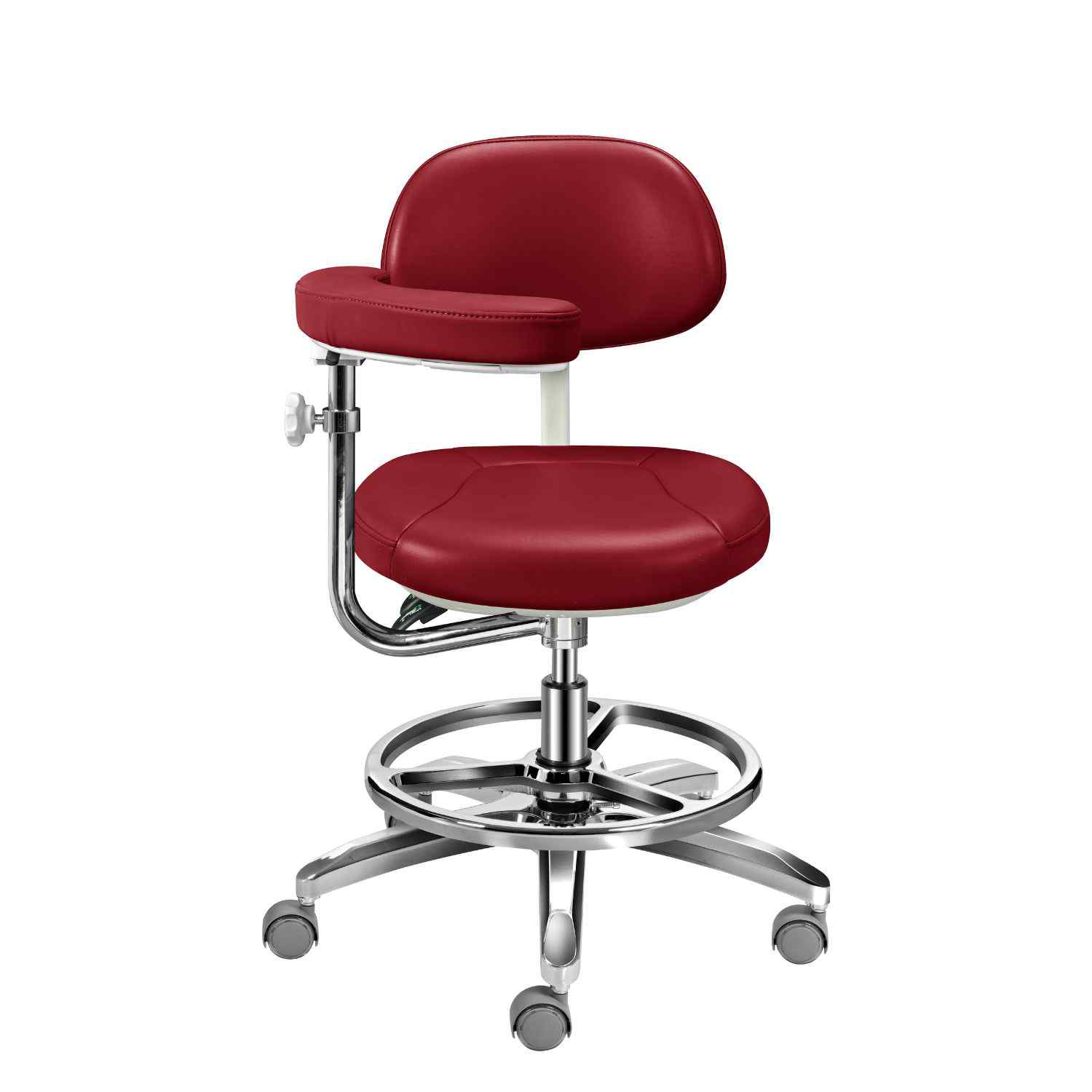 dental stool with armrest