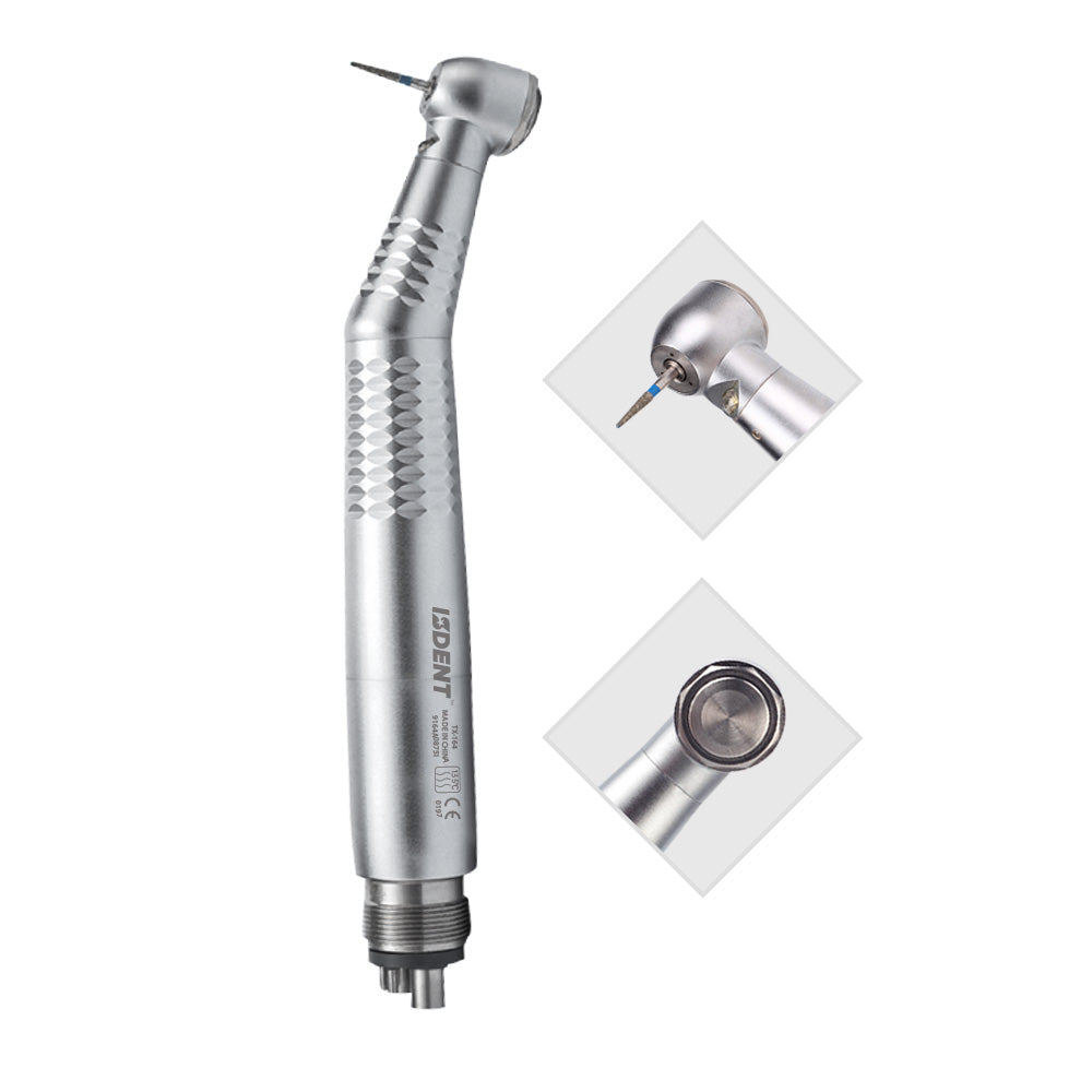 ISDENT Shadowless LED High Speed Handpiece, Ultra-Silent Dental Airotor Handpiece