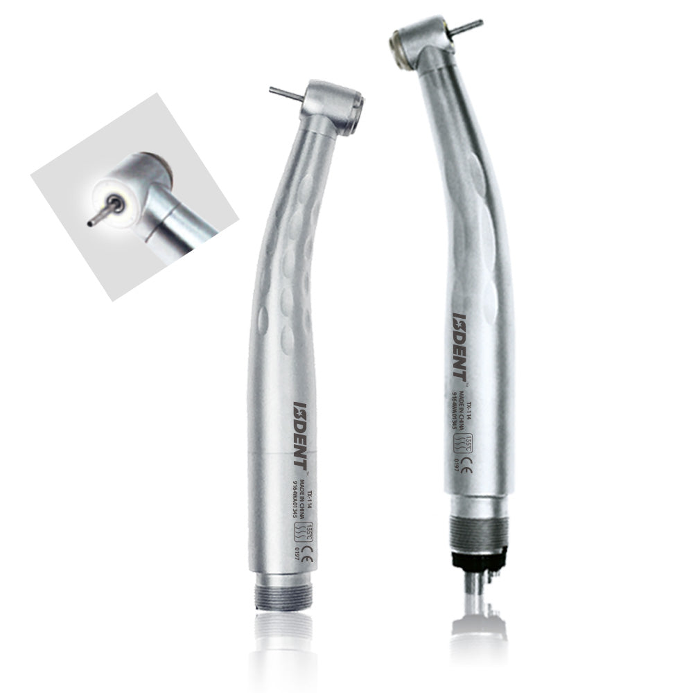 ISDENT Shadowless Ring Type LED Dental High Speed Handpiece, Ultra-silent Airotor Handpiece