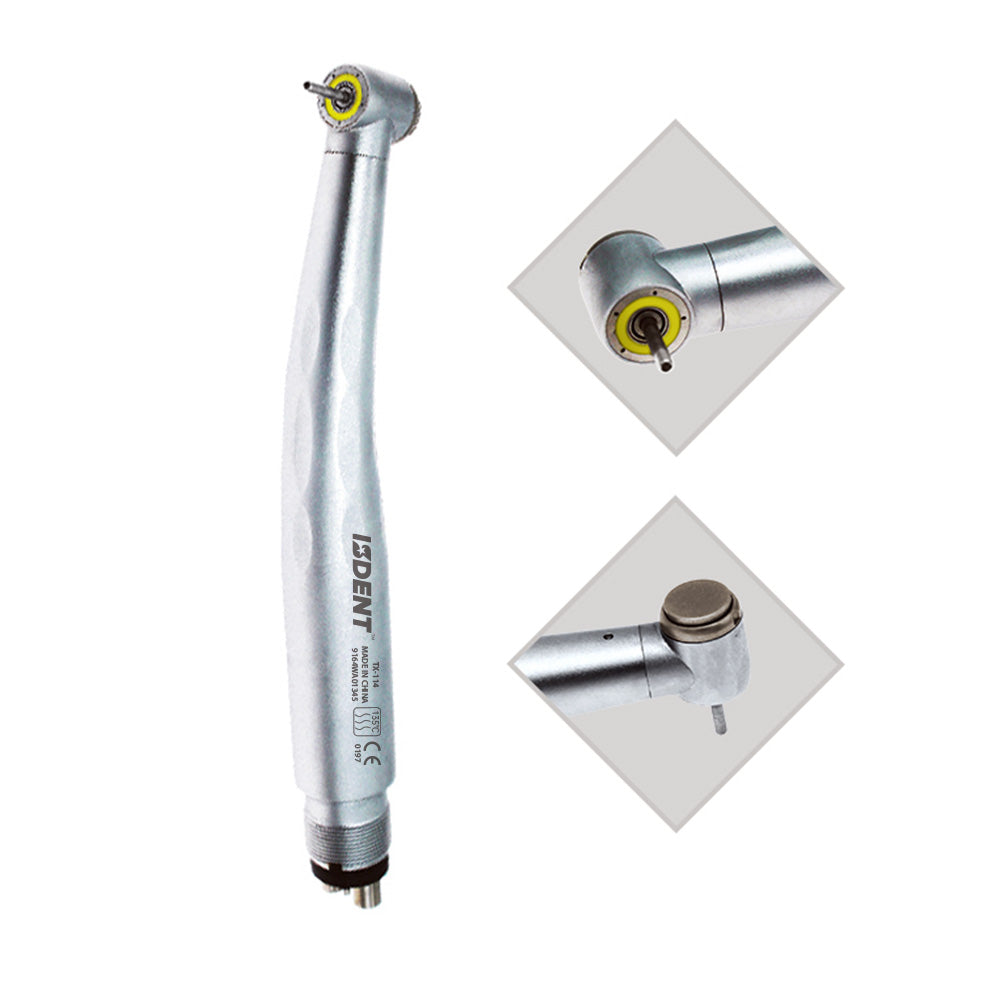 ISDENT Shadowless Ring Type LED Dental High Speed Handpiece, Ultra-silent Airotor Handpiece