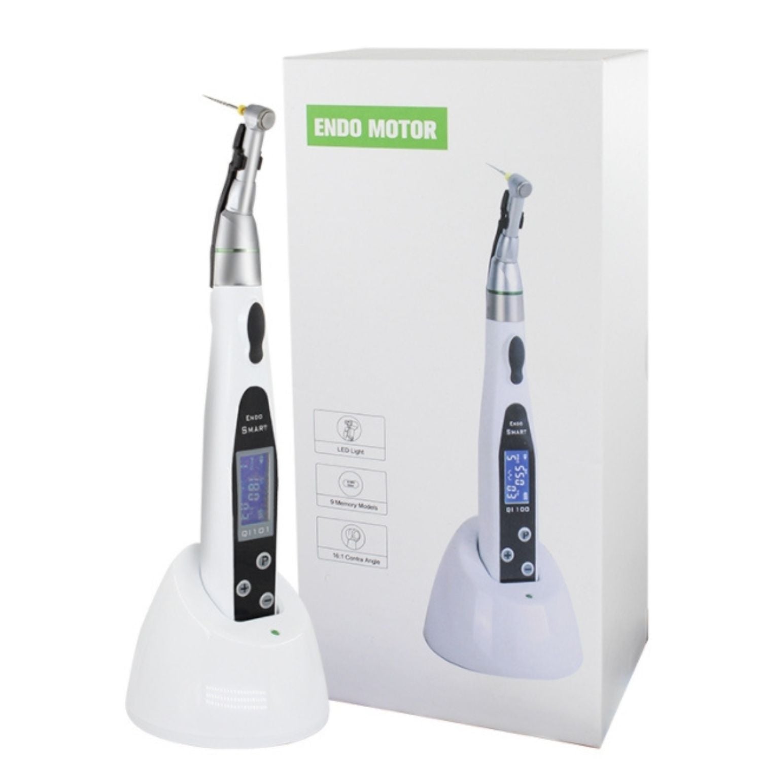 Wireless Endo Motor With LED Light, Endodontic Motor Handpiece