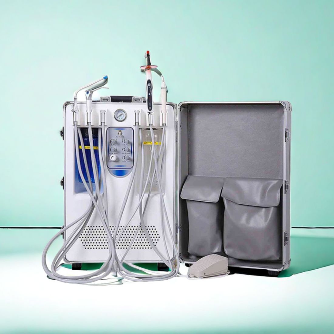 portable dental compressor unit