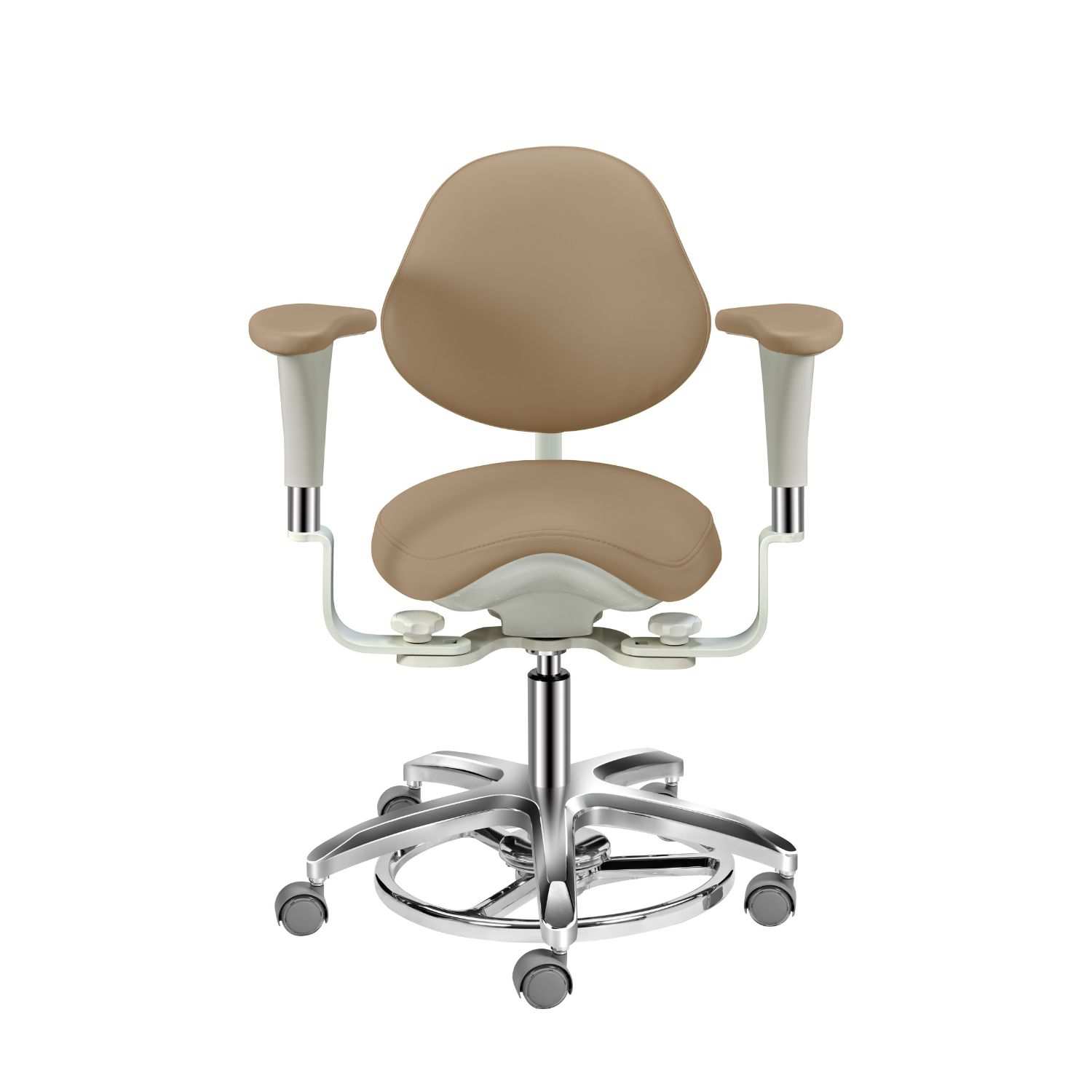 スツール Stool and Cushion for 101  Ergonomic Dentist Stool Armrest, Saddle Stool Microscope Chair