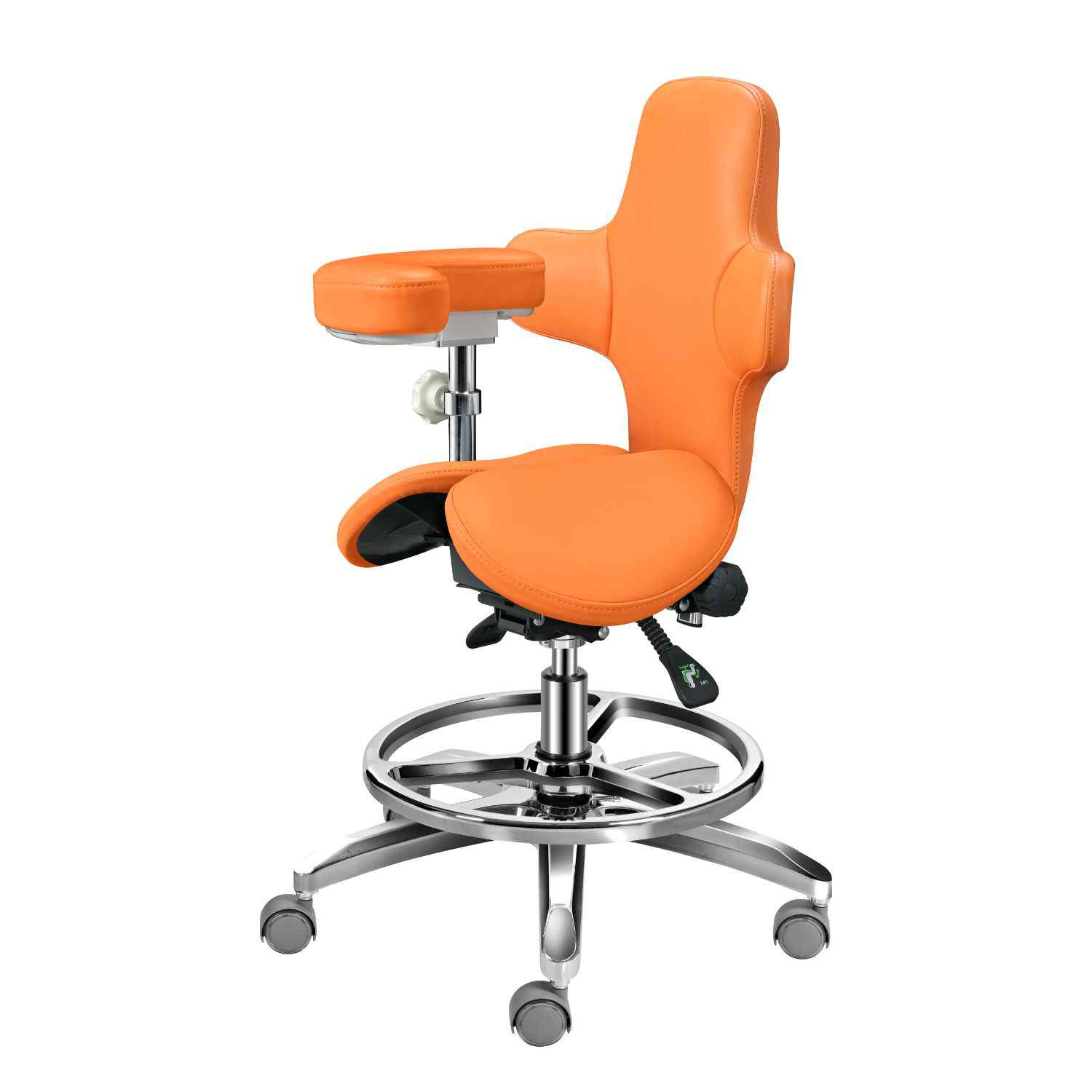 saddle stool for dental hygienist